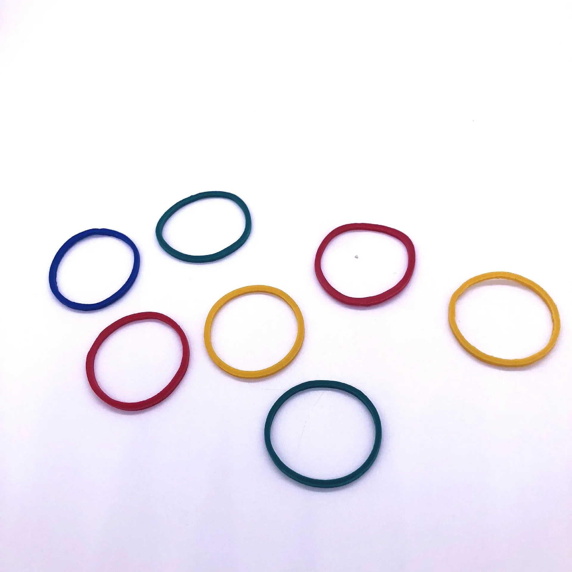 500 stücke gummibänder für gummiband pistole verwenden 15mm durchmesser farbige gummiband mit hohe elastizität und gute qualität