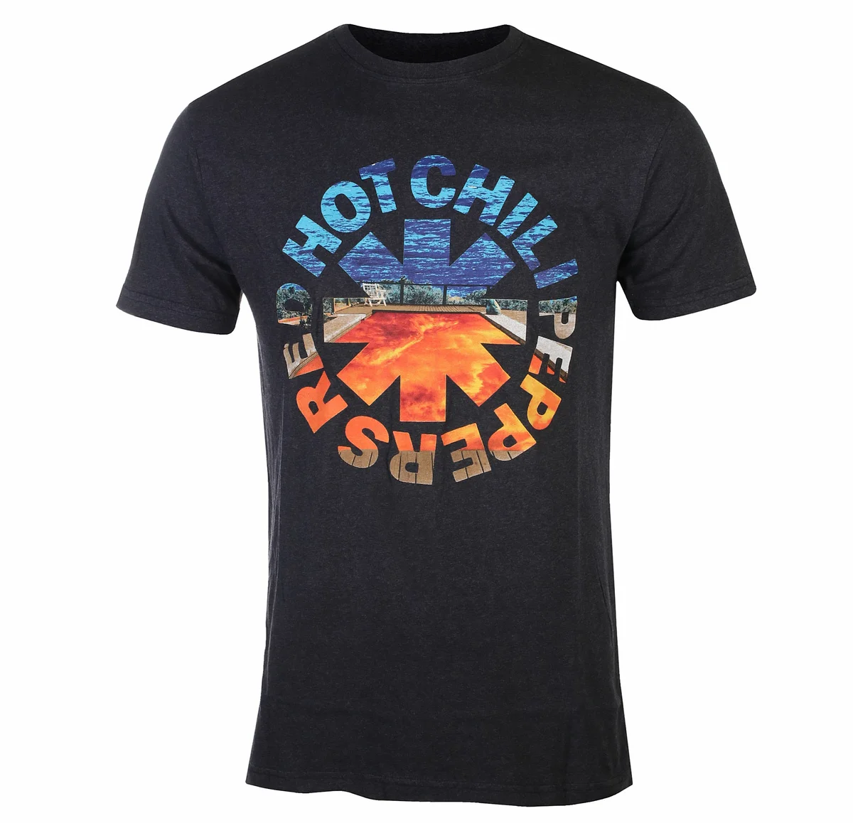 Herren-T-Shirt Red Hot Chili Peppers – Californication Asterisk – Rock OFF 2026 Sommer, reine Baumwolle, hochwertiger Luxus-Unisex-Stil