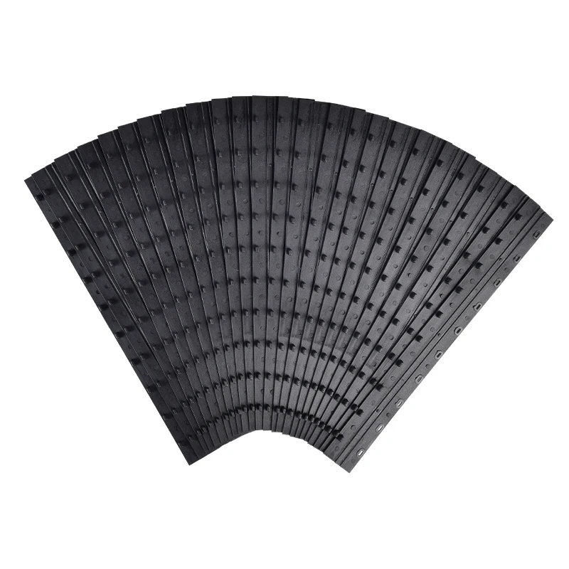 플라스틱 바인딩 클립 3mm-35mm 10홀 바인딩 스트립 하드 클램핑 스트립 파일 바인딩 스트립