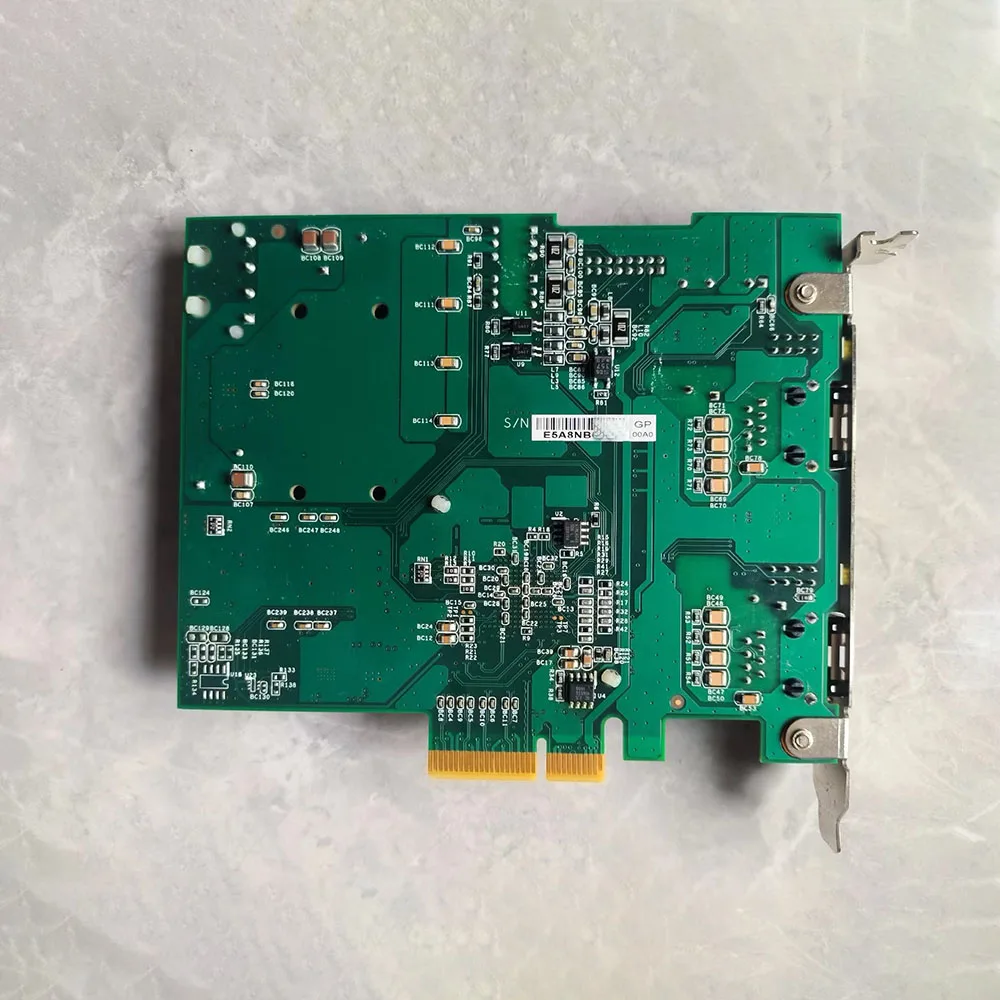 51-18502-0A20 PCIe-GIE62 + لـ ADLINK PCI-E PoE بطاقة التقاط الصور للكاميرا الصناعية بطاقة ثنائية المنفذ