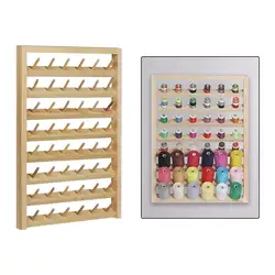 Wall Hanging Hair Braiding Tool Sewing Thread Holder Spool Rack for Spools of Thread Knotless Box Braids Embroidery Hobbyists