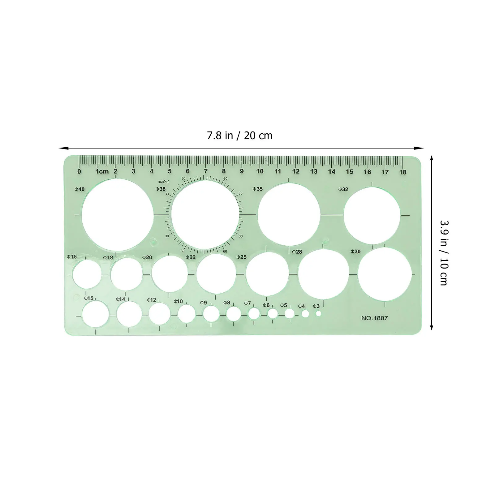 

4pcs Geometric Drawing Templates Architect Scales Diy Measuring Rulers Plastic Drawing Stencils For Artists Students Engineers