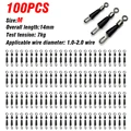 M 100 Piezas Negro