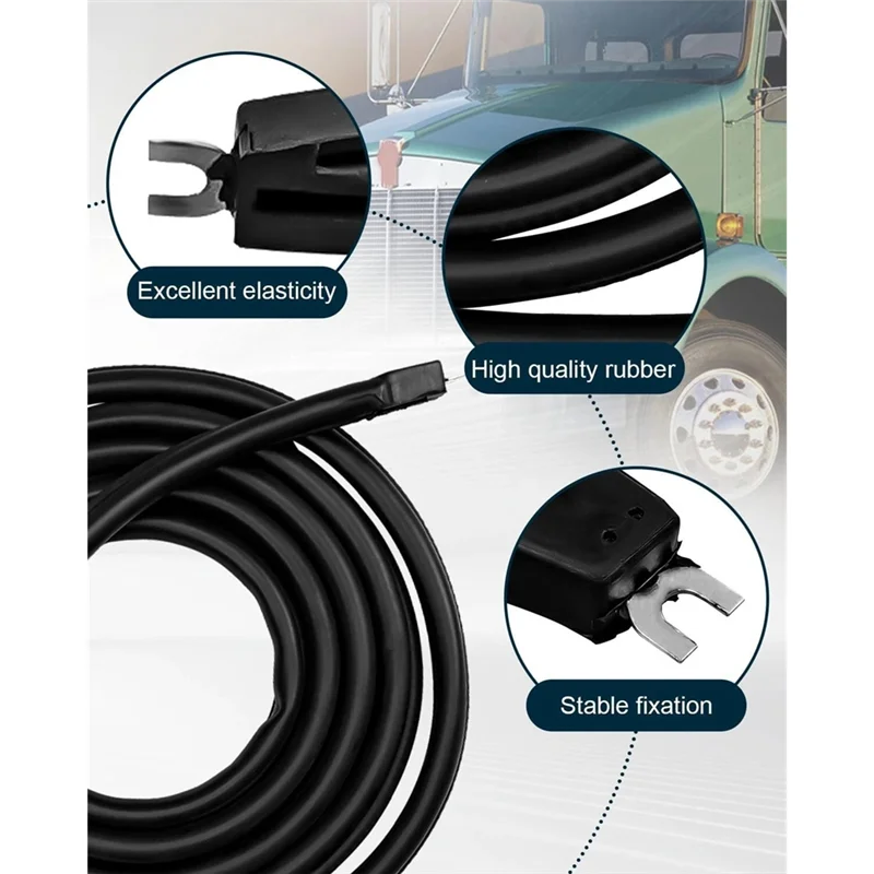 A98M K207-482 ل Kenworth T600 T800 W900 1986-2007 سدادة باب الكابينة لـ 1987, 1988, 1989, 1990