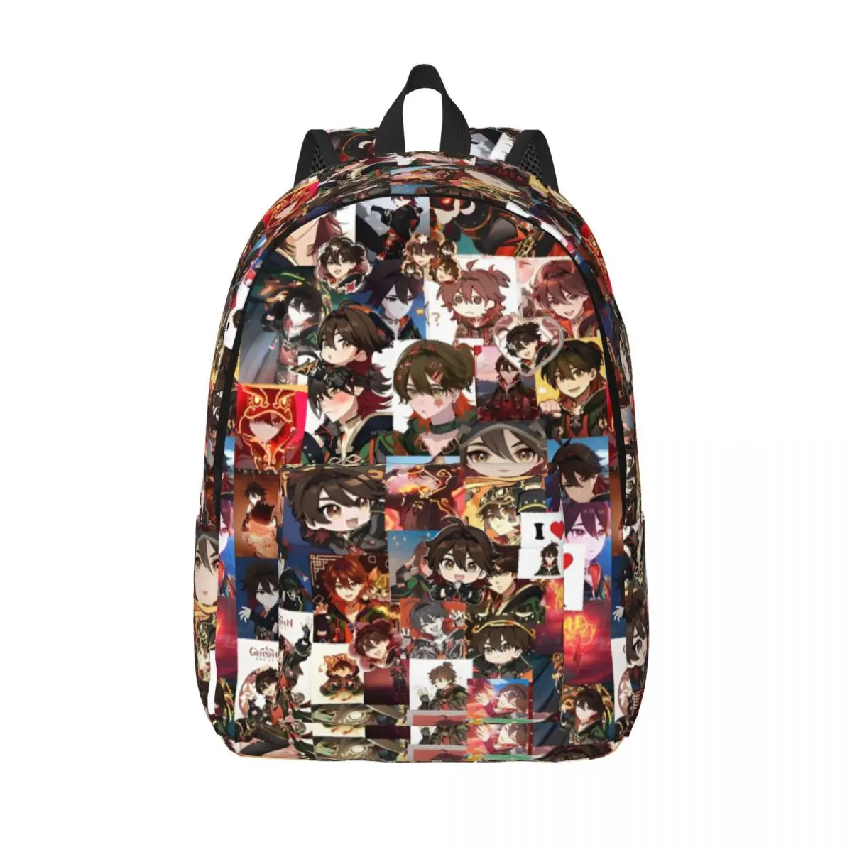 

Genshin Impact Zhongli Collection Backpack Sports Student Business Video Games Cartoon Daypack for Men Women Laptop Shoulder Bag