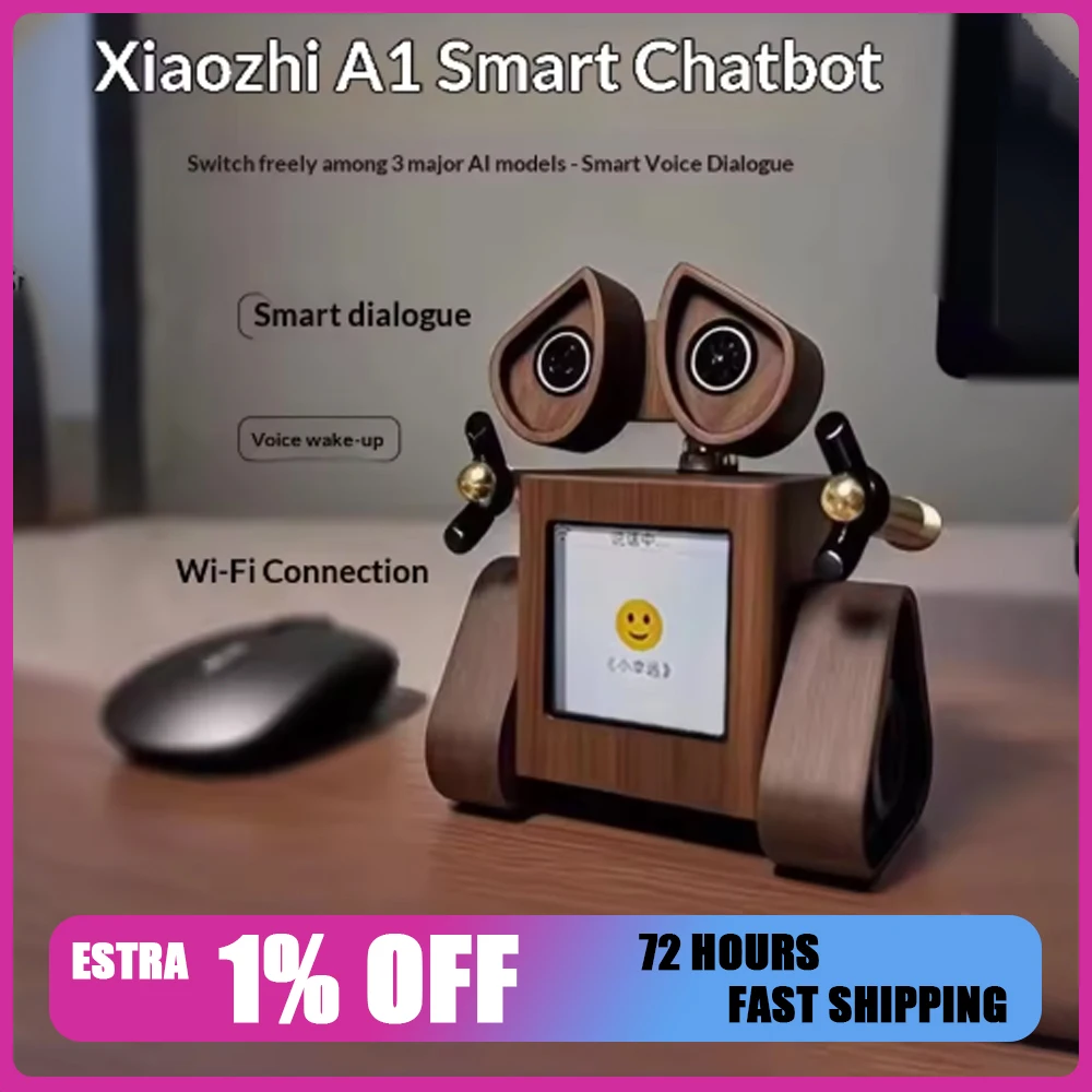 robot-compagnon-intelligent-xiaozhi-ai-ornement-ludique-dialogue-intelligent-sans-fil-cadeau-d'intelligence-pour-l'interieur