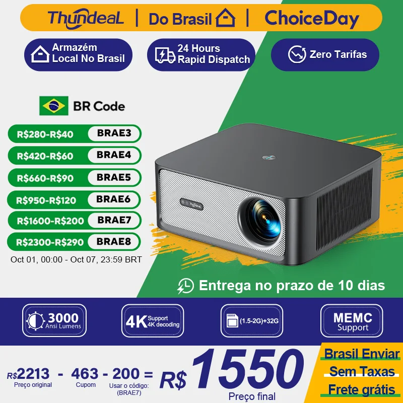 ThundeaL TD98Pro Projetor Portátil 2K 4K Full HD Filme Gaming TD98 Pro 2G 32G Vídeo Home Theater WiFi Android Beam Projetor projetor 4k projetor portátil projetor 4k portátil placa de vídeo projetor 4k android tv box