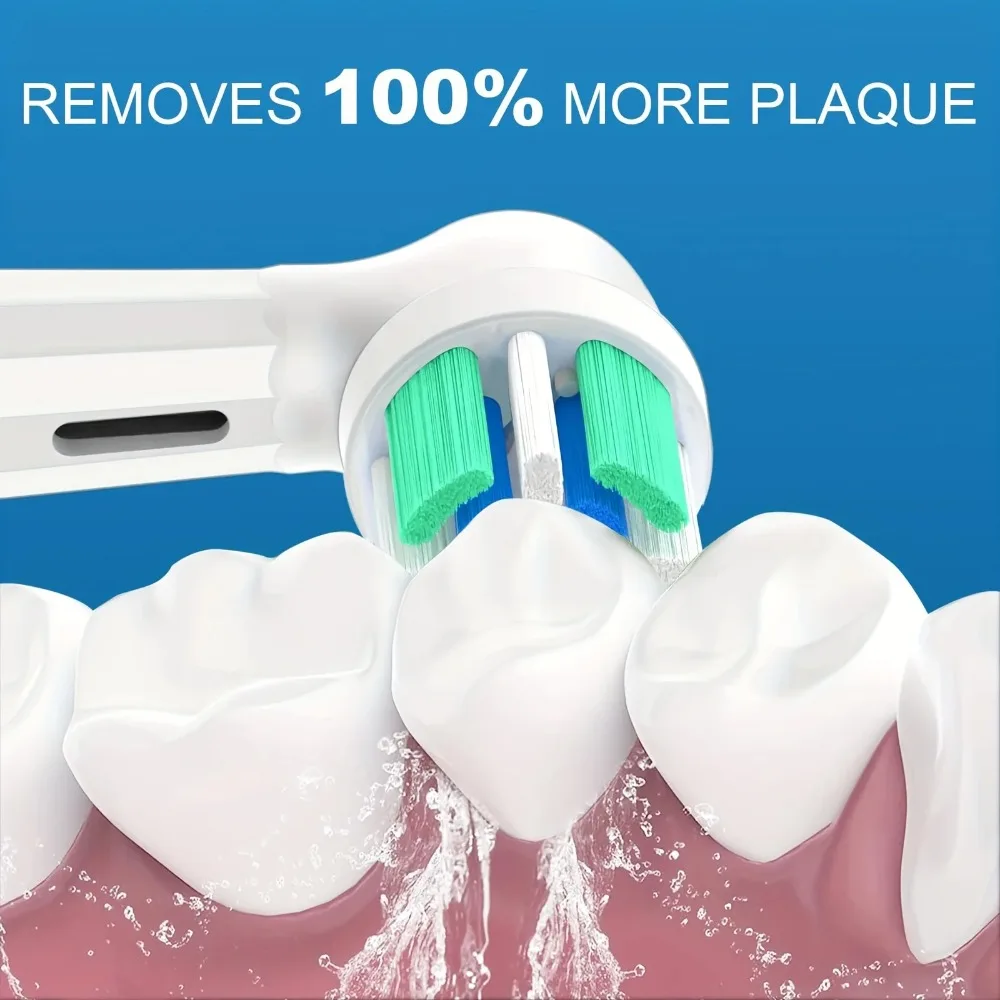 Ersatz-Bürstenköpfe für elektrische Zahnbürsten, kompatibel mit Oral-B IO, für Oral B IO 10. | 6 | 7 | 9 | 8 | 5 | 4 | 3er-Zahnbürstenreihe – Detail 5