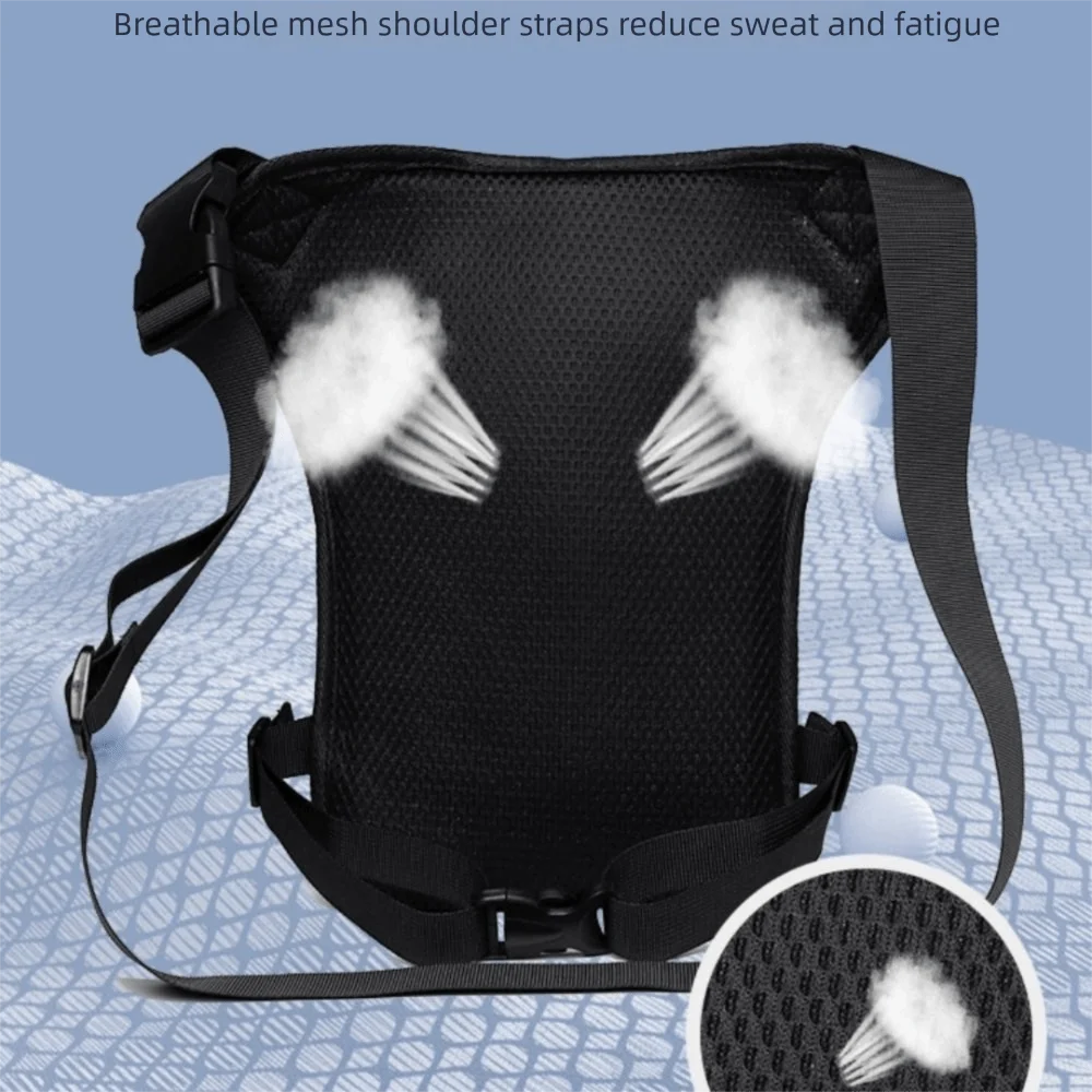 Large Capacity Outdoor Drop Leg Bag Adjustable Quick Release Hiking Waist Pack Casual Waterproof Bike Cycling Bag Cycling