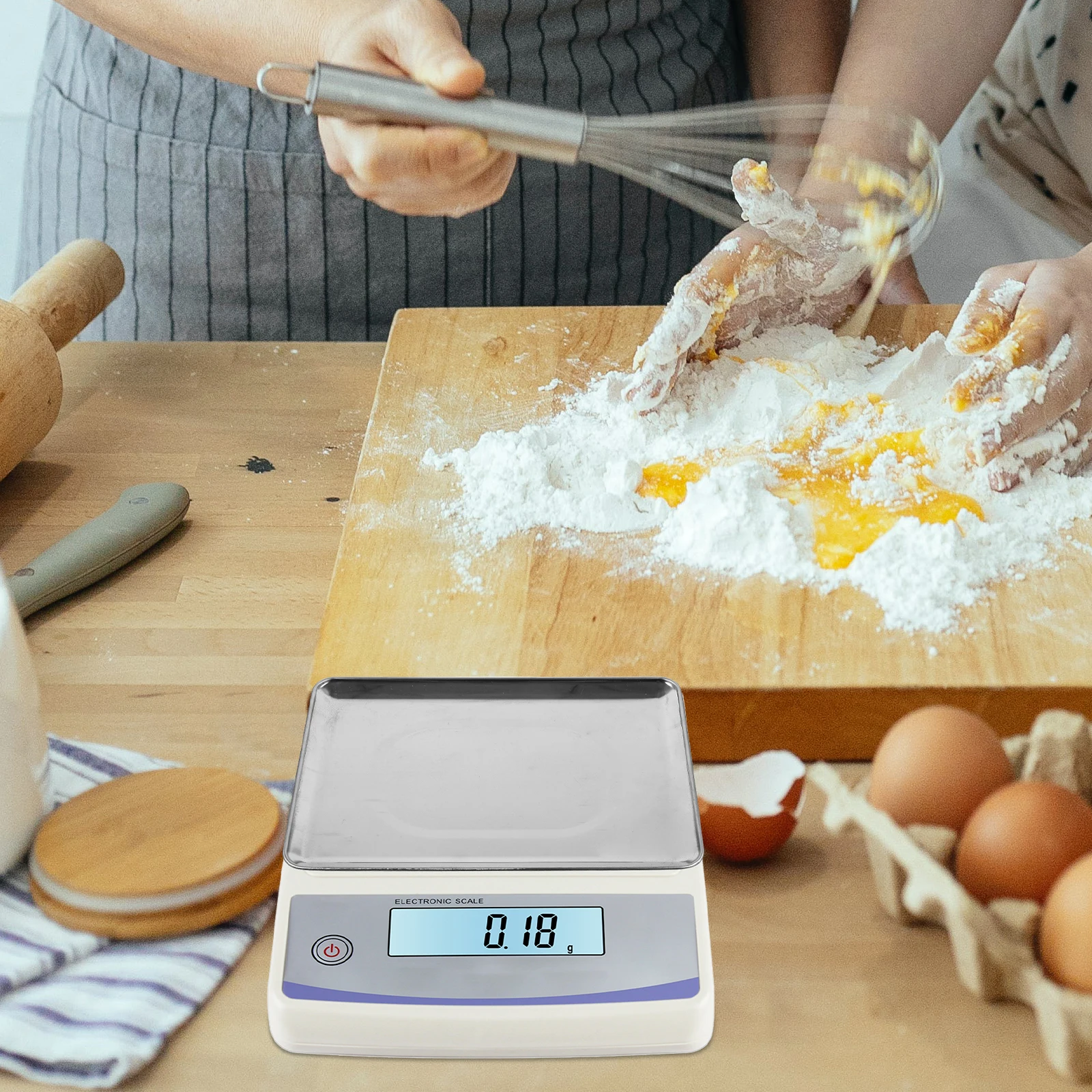 

Electronic Scale Replace Scale Pan Stainless Steel 30kg Weighing Pans Replaceable Kitchen Accessories Reusable