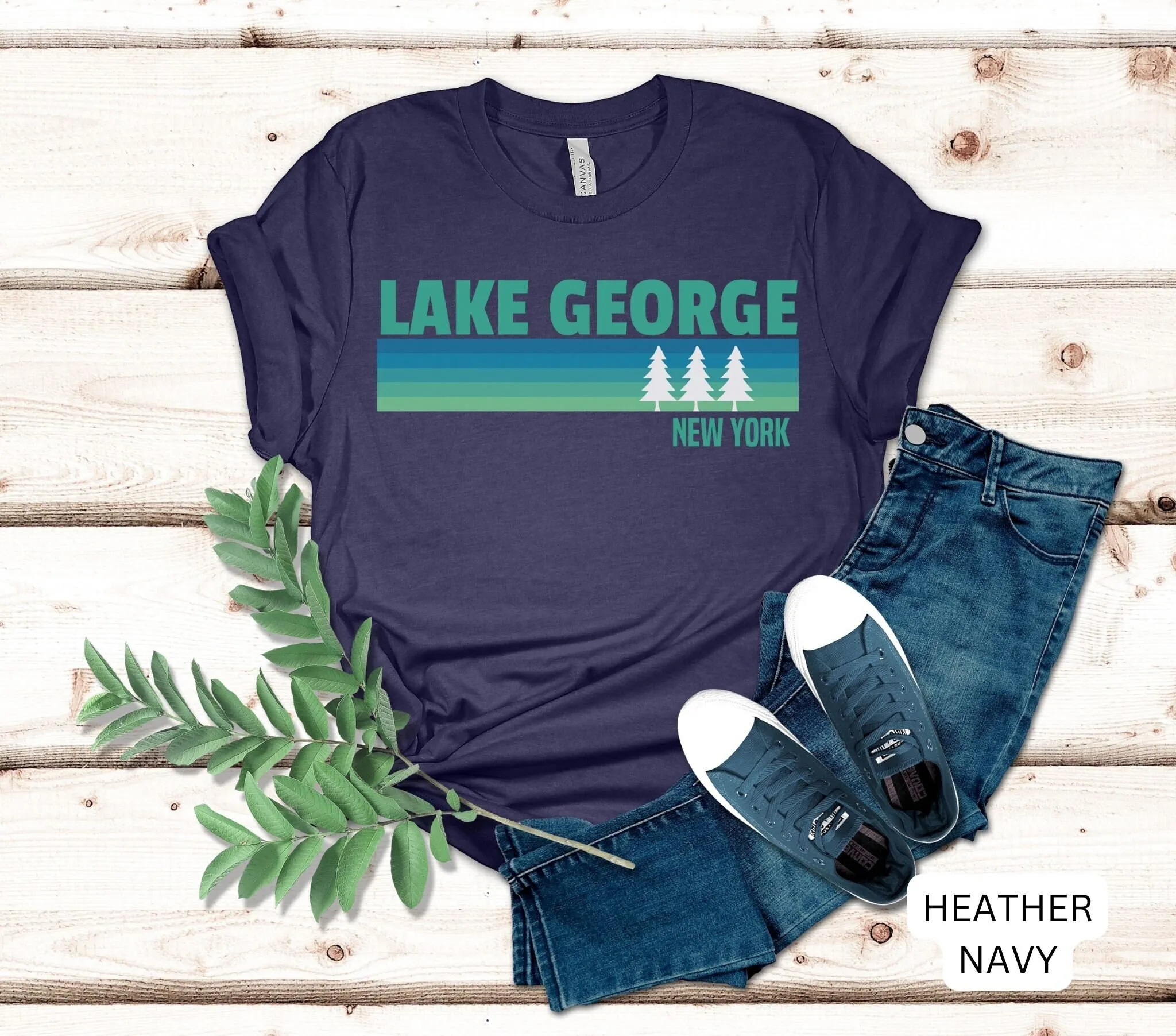 Lake George T Shirt New York Hiking Vacation