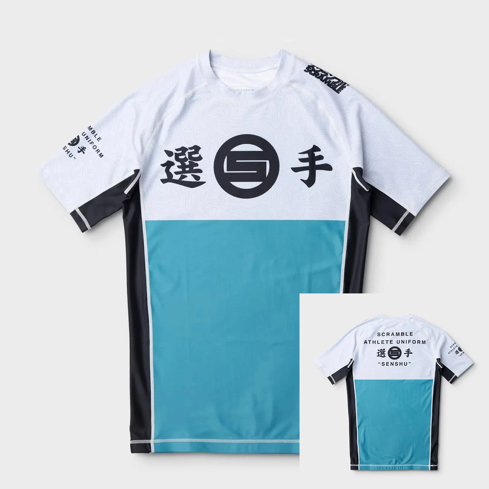 Scramble Senshu Rash Guard Modern Japanese Grappling Techwear Adult Kdis Combat Training T-Shirt Breathable Quick-drying Soft