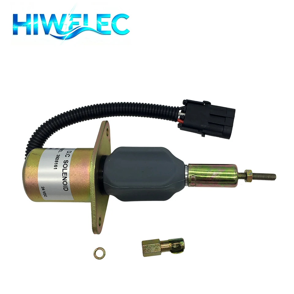 12V/24V Engine Fuel Shutdown Solenoid Valve 3928161 Fuel Shut Off Solenoid