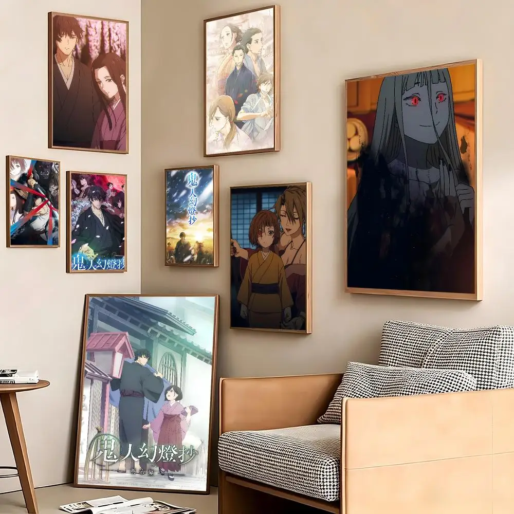 Japanese Anime K-Kijin Gentosho Poster Pegatina artistica HD autoadhesiva impermeable para salon dormitorio