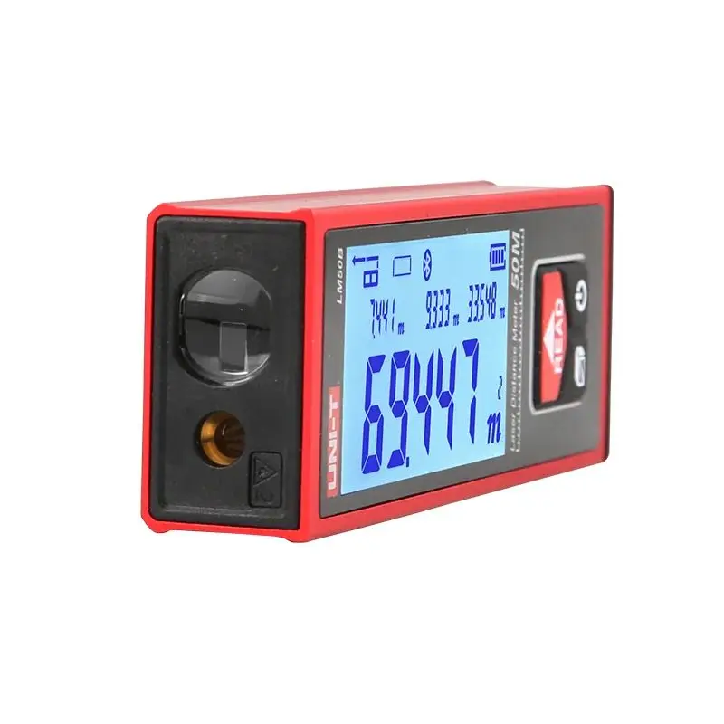 UNI-T LM40B/60B Bluetooth Laser Rangefinder USB Rechargeable High Accuracy Laser Measuring Tool Distance Area Volume Calculation