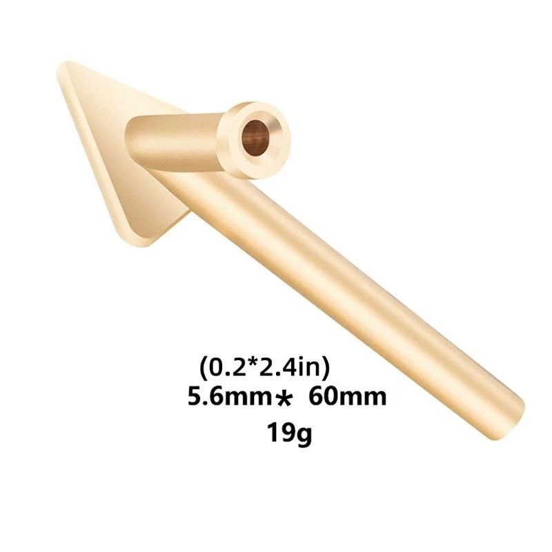 A2UD 3/4PCS 용접 철 삼각형 납땜 인두 세트 용접 교체 팁