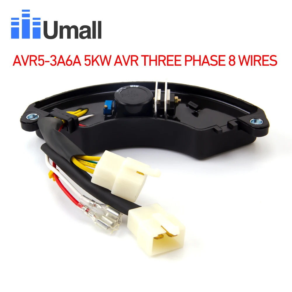 

AVR5-3A6A 5KW AVR Automatic Voltage Regulator Three Phase 8 Wires Automatic Voltage Regulator for KDE6500 KGE6500 Generator