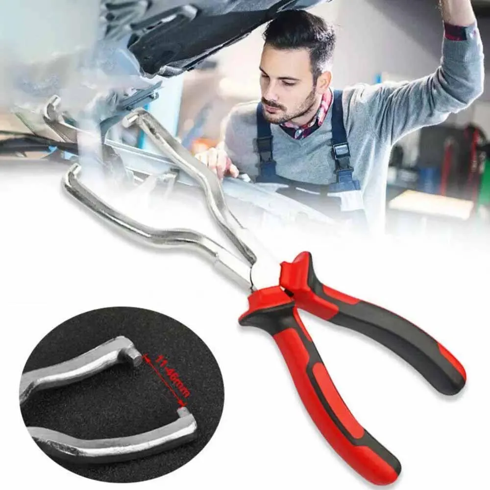 Professional Fuel Line Pliers Petrol Clamp Gasoline Pipe Joint Fittings Calipers Filter Hose Release Disconnect Pliers Steel