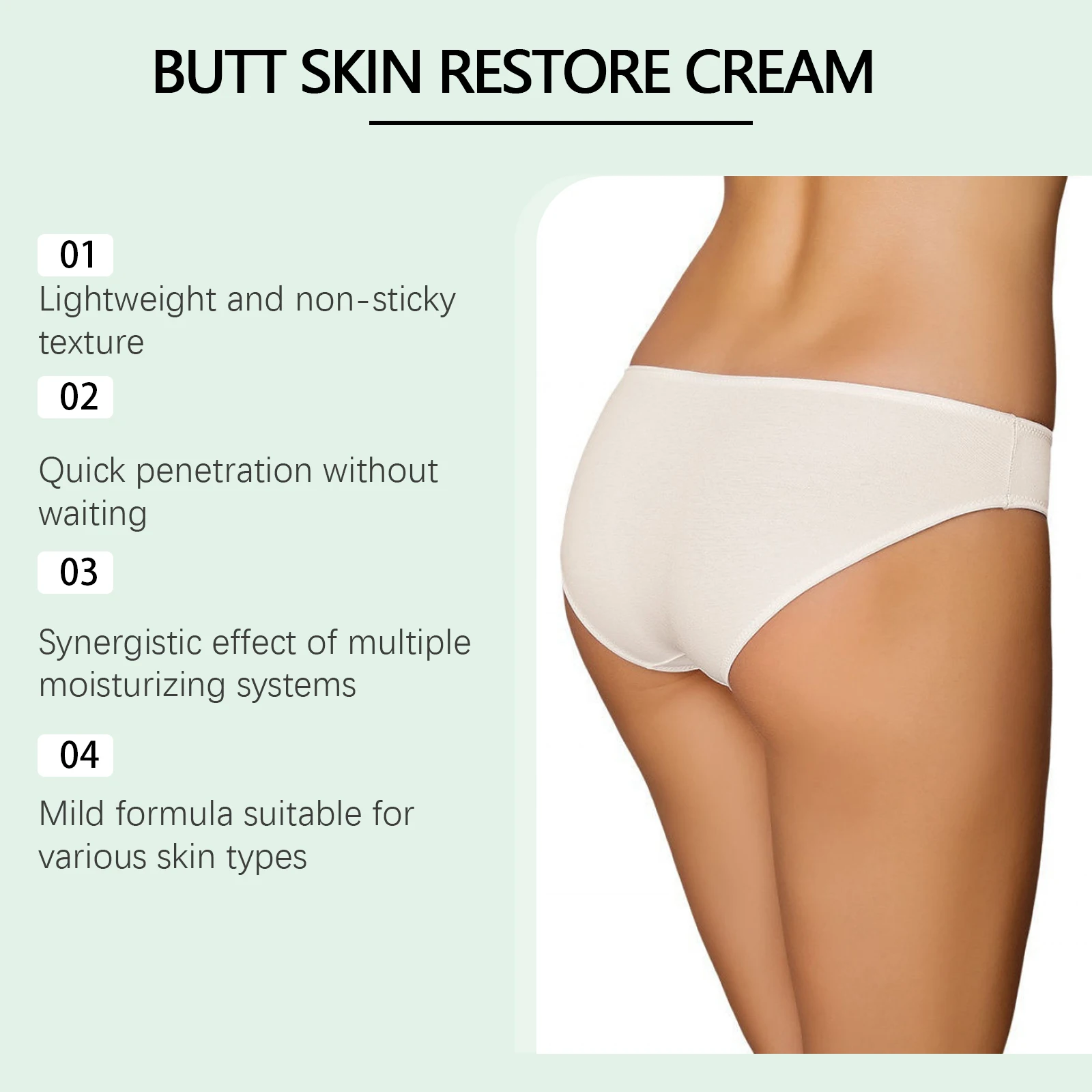 OceAura Butt Acne Cream Chicken Skin Improvement Exfoliator Moisturizing Skin Brightening Products Smooth Skin Treatment Cream image 5