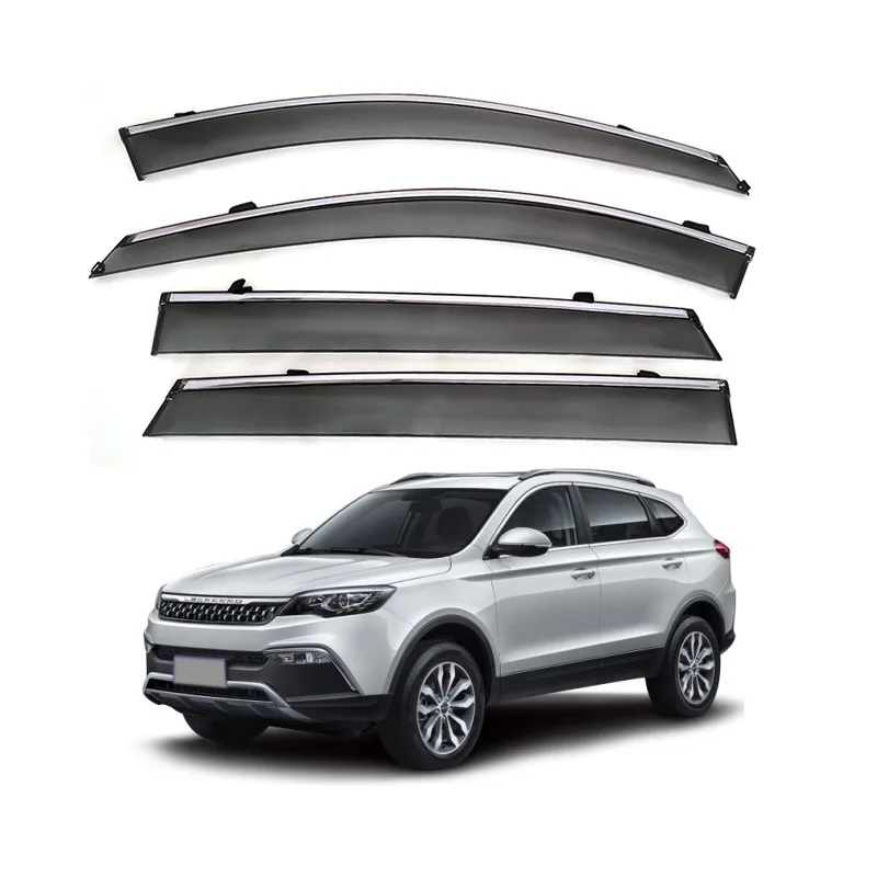 Suitable for Cheetah CS10 car window rain shield and rain shield injection molding rain shield electroplating