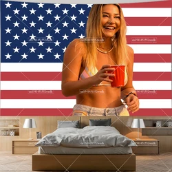 Madelyn Cline Sarah Cameron Tapijt Muur Opknoping Vlaggen Esthetische Room Decor Meme Wandtapijten Voor Slaapkamer Huis En Tuin Banners
