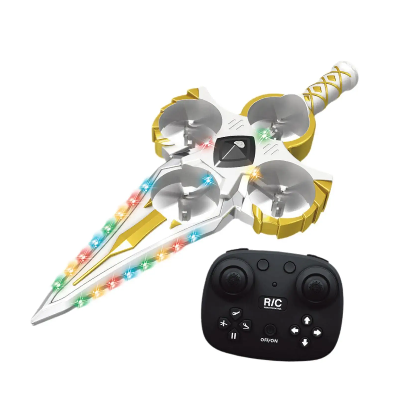

Sword RC Airplane, 360° Flip Fighter Jet Toy, Remote Control Drone Sword for Boys Girls Gift
