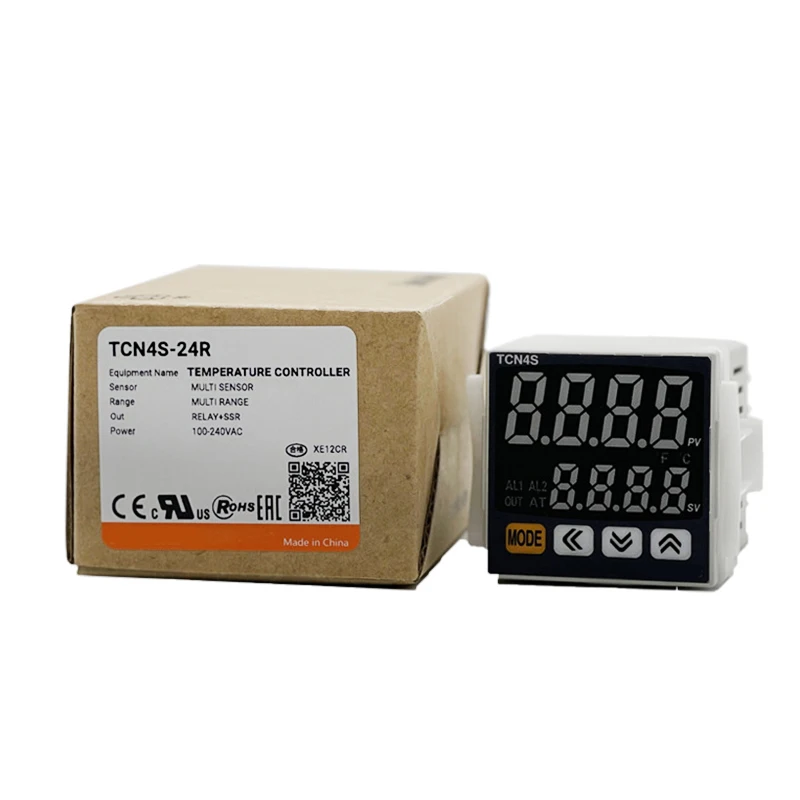Tcn4S-24R 2-Segment Display Temperature Controller Pid Dual Display Thermocouple Input