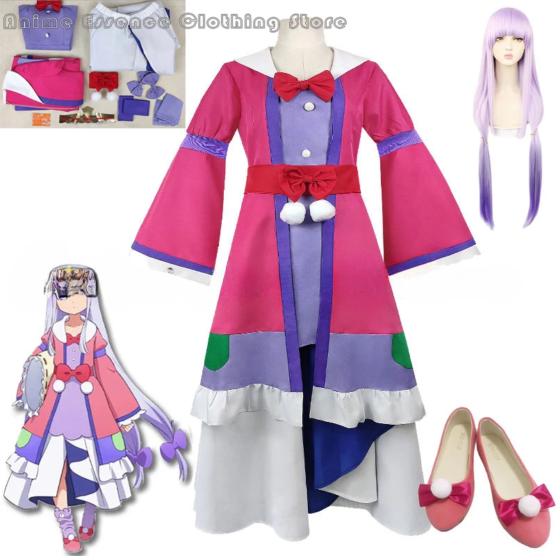 Anime Sleepy Princess in the Demon Castle Maoujou de Oyasumi Princess Syalis Cosplay Costume Women Cute Dress Halloween Uniform