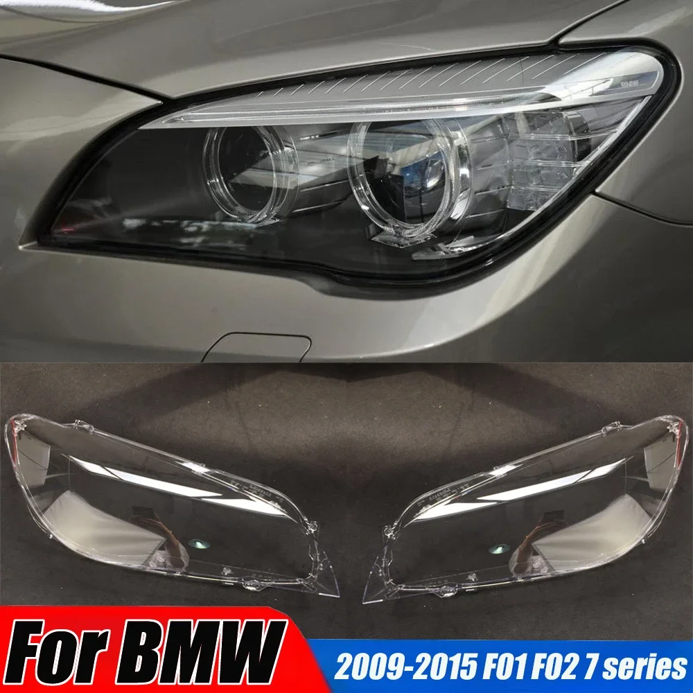 Headlamp Lens For BMW F01 F02 740i 740Li 750i 750Li 760i 760Li 2009-2015 Headlight Glass Cover Headlamps Transparent Shell