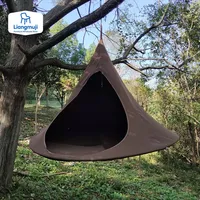 Round Swing Hanging Chair Hammock Stand Rope Hamaca Seat Single Courtyard Outdoor Hammock Canvas Cacoon Tent swing hanging chair
