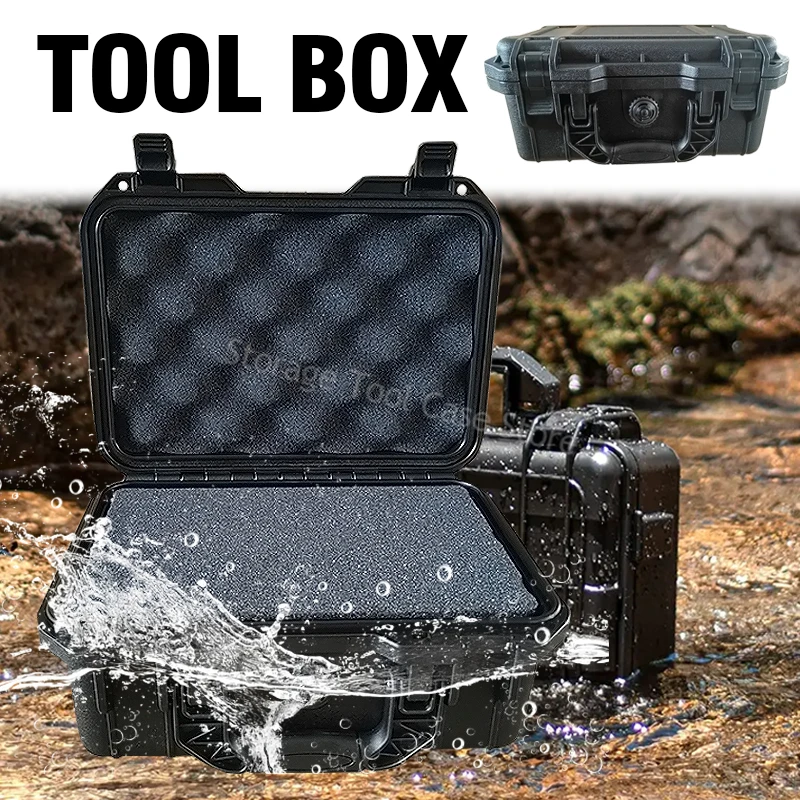 Portable Toolbox Hard Carry Case Bag Tool Case Storage Box Safety Protector Organizer Waterproof Safety Instrument Tool Box