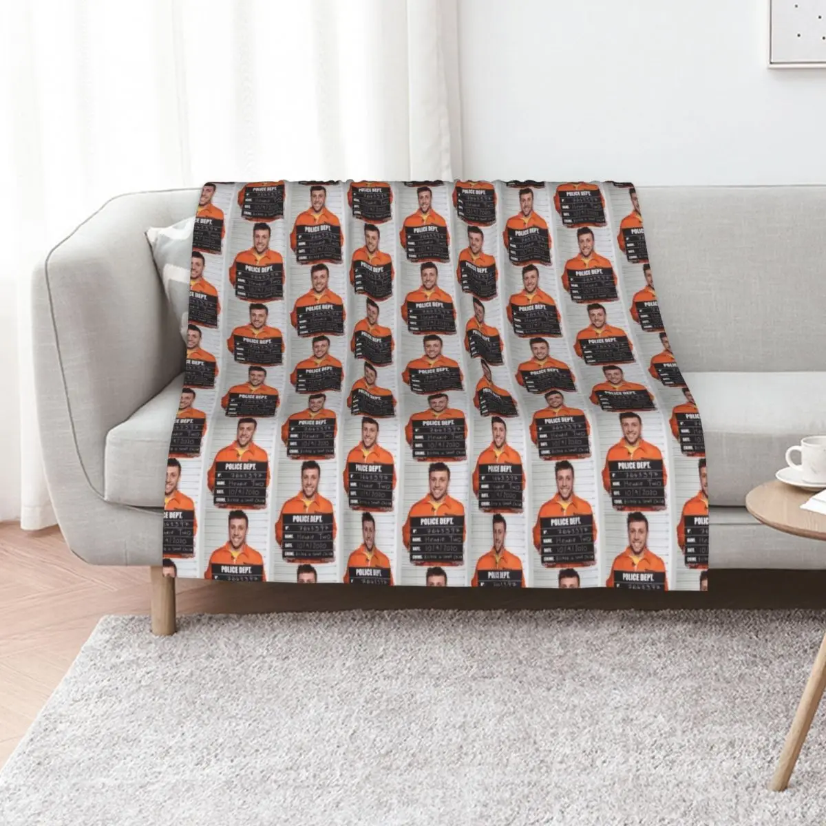 

Sidemen Harry Throw Blanket Multi-Purpose Blankets For Sofas Hairys Designers Blankets