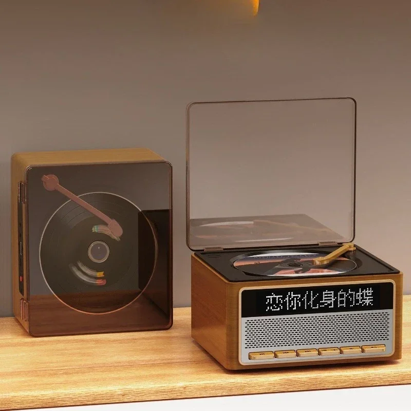 Player lyrics show retro multi-function portable integrated bluetooth speaker