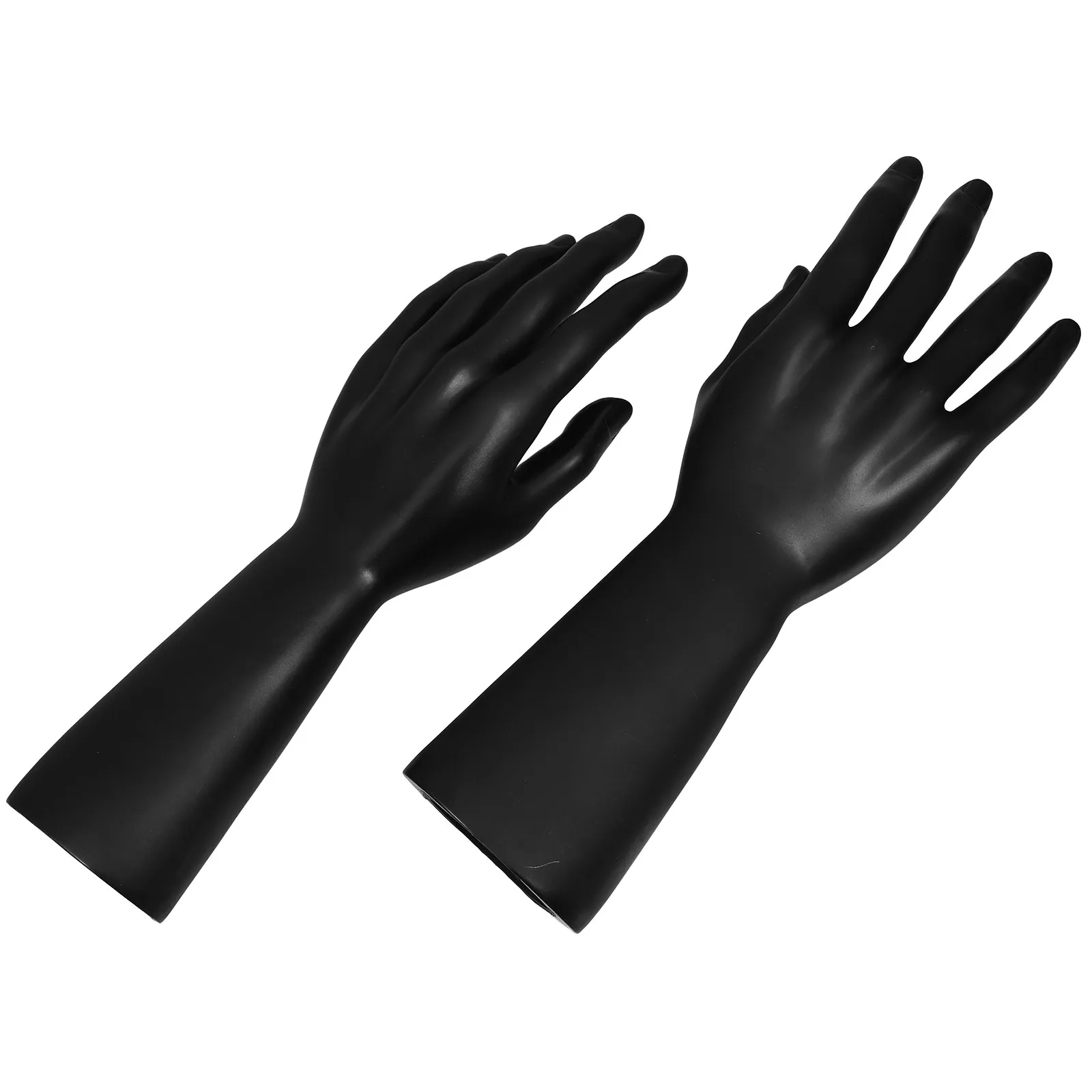 

2pcs Fake Arm Desktop Jewelry Holder For Ring Bracelet Watch Mannequin Hands Store Trinket Stand Multi-Function Display