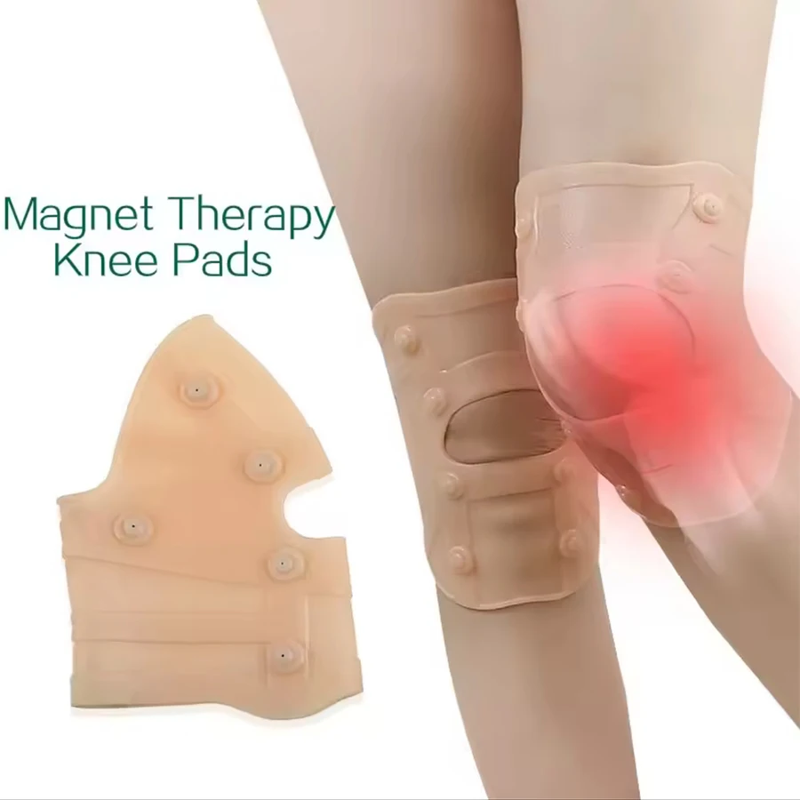 Kniebeschermer Ondersteuning 10 Magnetische Therapie Kniebeschermer Pijnbestrijding Anti Artritis Knie Patella Massage Mouwen Kniebrace Protector Pads