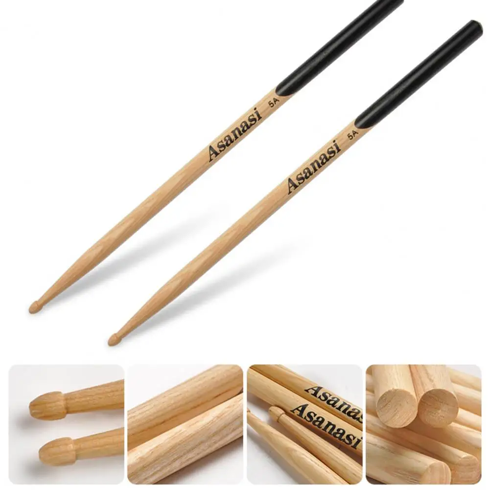 

Premium Drum Sticks Professional Drumsticks with Drop-shaped Design Non-slip Grip Lightweight Construction Ideal for Experienced