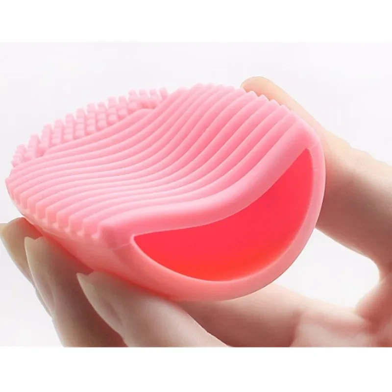 Makeup Brushes Cleaner Silicone Pad Mat Cosmetic Eyebrow Brush Cleaner Tool Brush Washing Tool Scrubber Board Brush Cleaning Pad