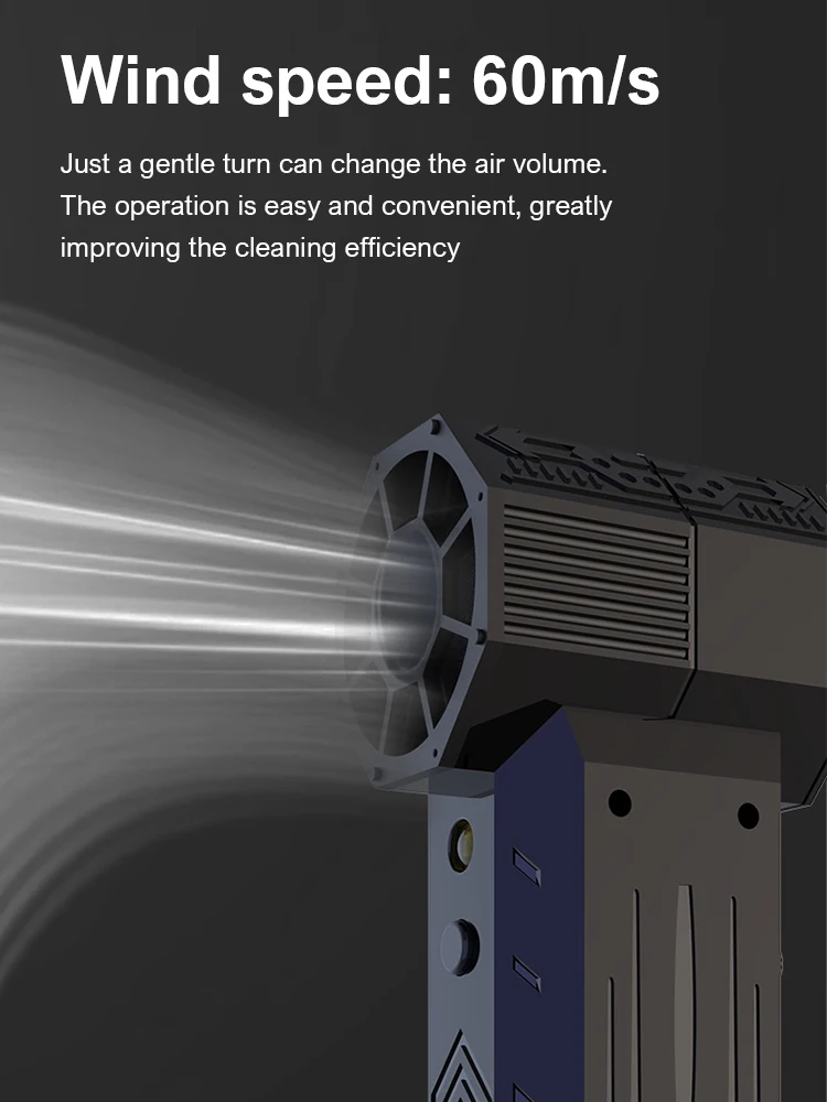 

Violent Turbo Fan High Power Brushless Motor Air Blower 64mm Duct Turbo Jet Fan 1600g Thrust Strong Dust Blower Electric Dryer