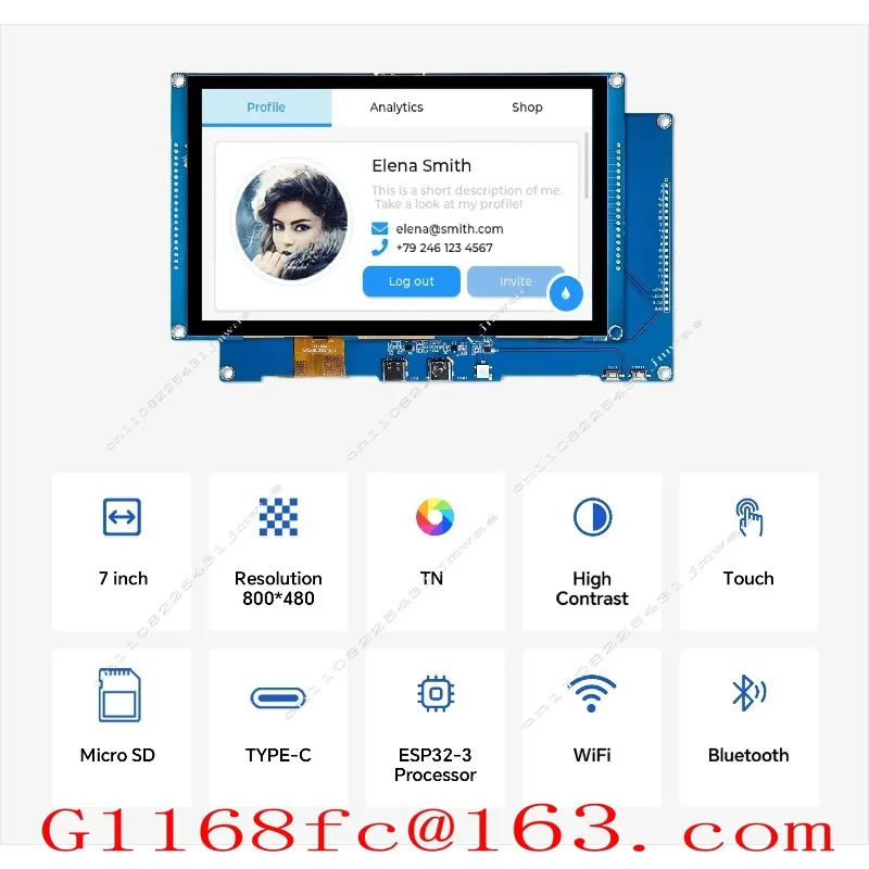 Hot-selling 7-inch ESP32 S3 Development Board Module Display Touch Screen