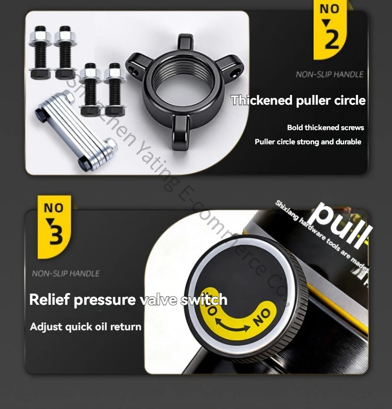 Hydraulic Puller Three Claws 10T Multi Purpose Puller Puller Industrial Grade Bearing Disassembly Tool