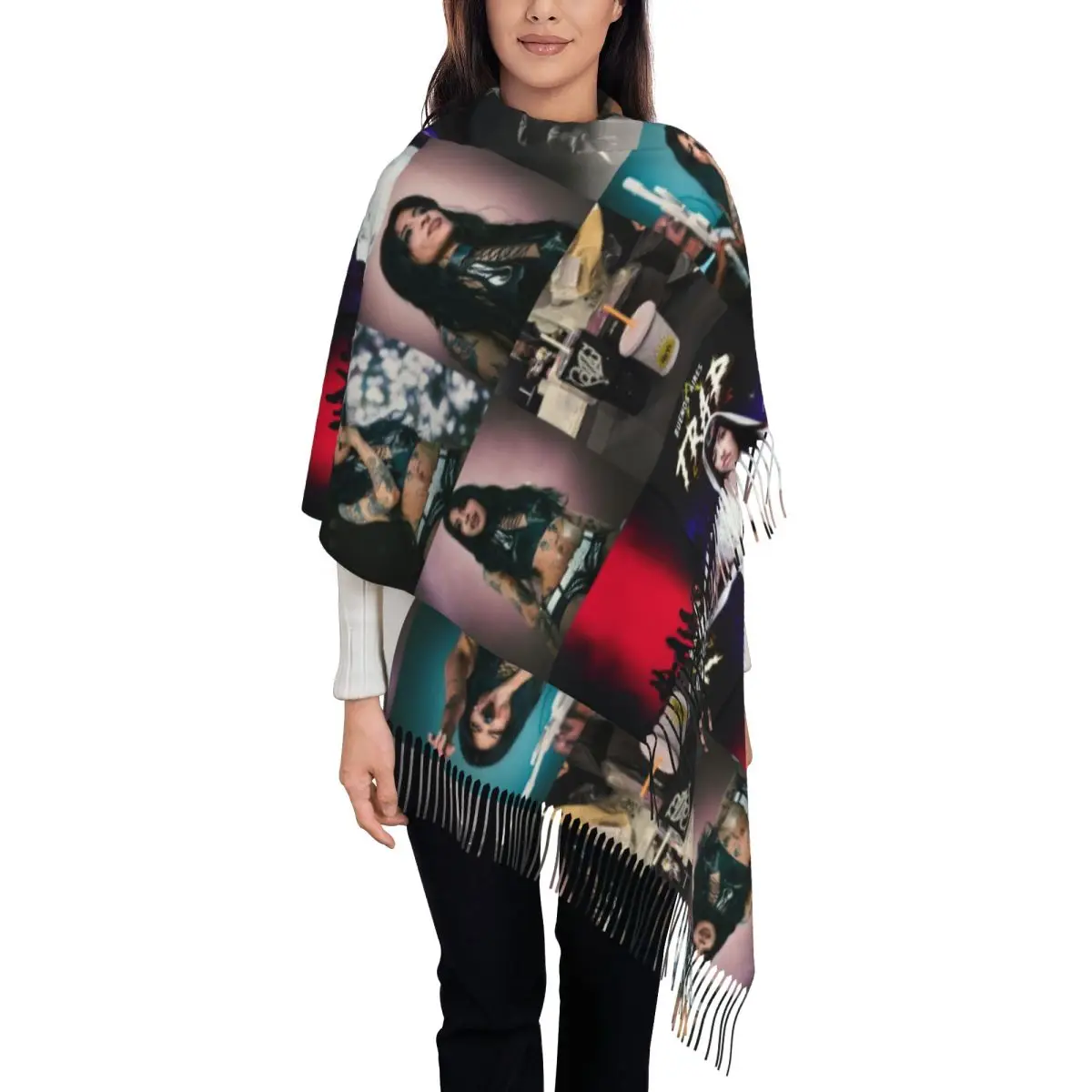 cazzus-personalizado-rapper-argentino-borla-cachecol-feminino-xales-macios-envolve-senhoras-cachecois-de-inverno