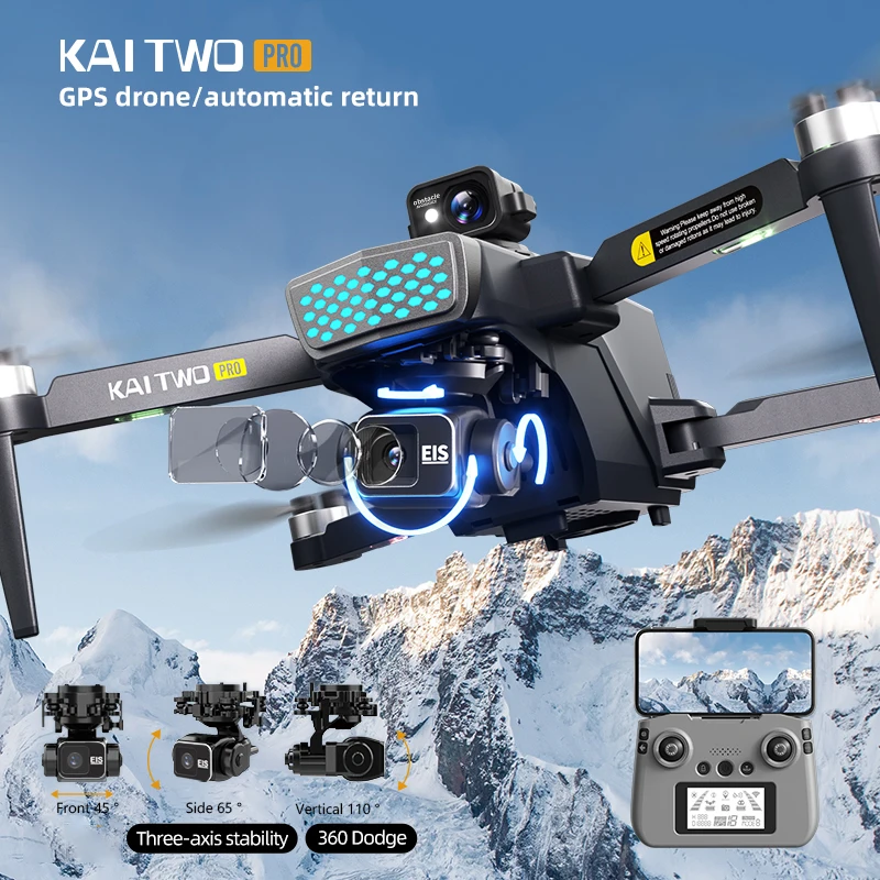 

GPS 8K Drone RC Helicopter Professional Drone 5G FPV Dron with 4k Camera Obstacle Avoidance 3-Axis Aerial Photography Quadcopter