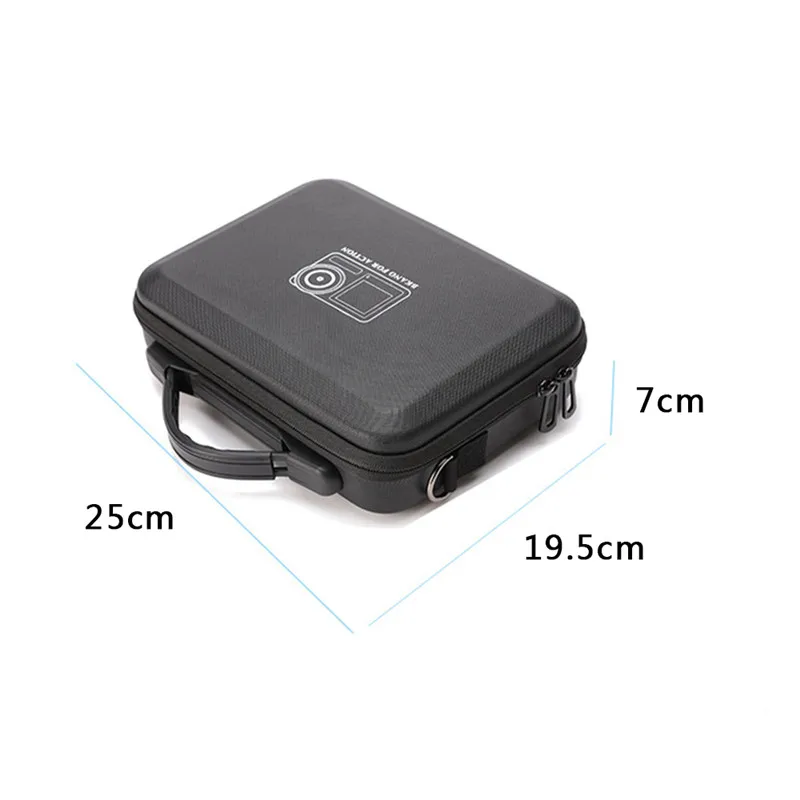Portable Case Waterproof Bag Charger Battery Base Selfie Stick Storage Box For DJI Action 5 PRO 4 3 Handbag Camera Accessories
