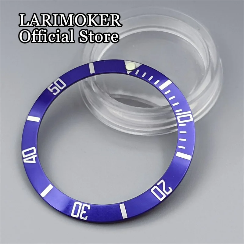 LARIMOKER High Quality 38mm Titanium Bezel Insert Fit 40mm Watch Case