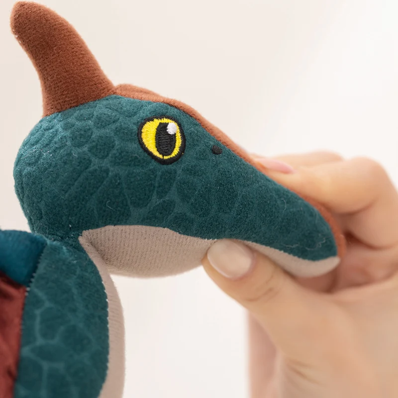 Super coole fliegende Pterosaurier-Plüschtiere, gefüllte 3D-lebensechte Jurassic-Dinosaurier-Puppe, hübscher Desktop-Begleiter, Spielrequisiten – Detail 12
