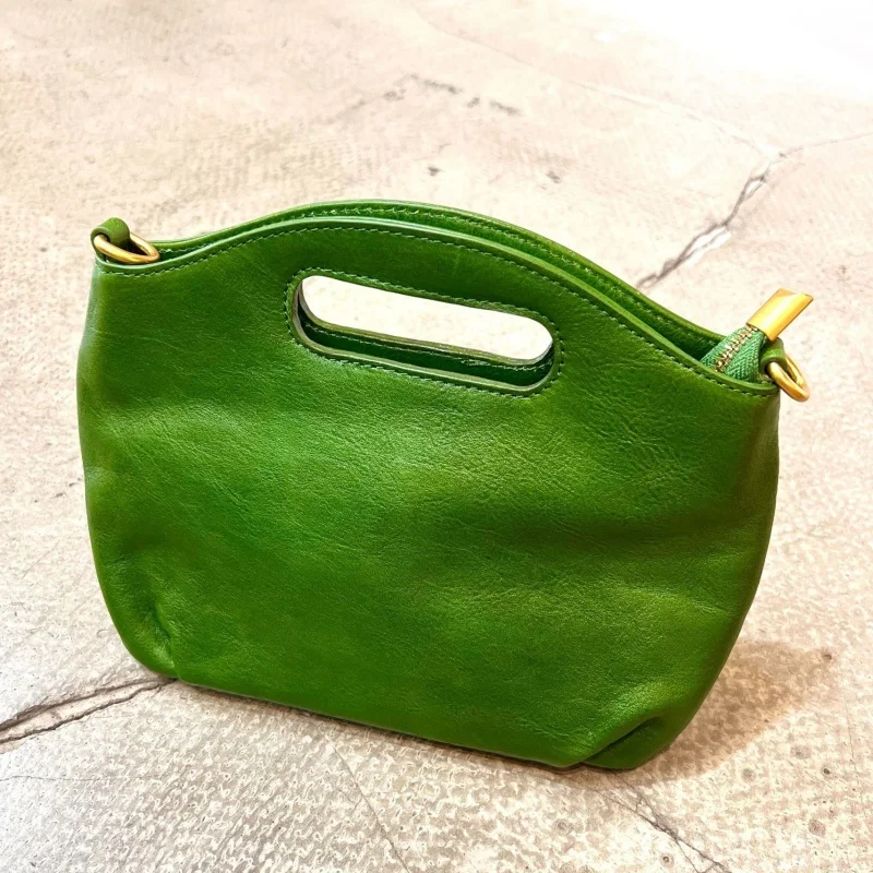 

Women's Bag Small Tote Crossbody Bags For Women Solid Color Vegetable-Tanned Leather Shoulder Bag Quality Handbag and Purses