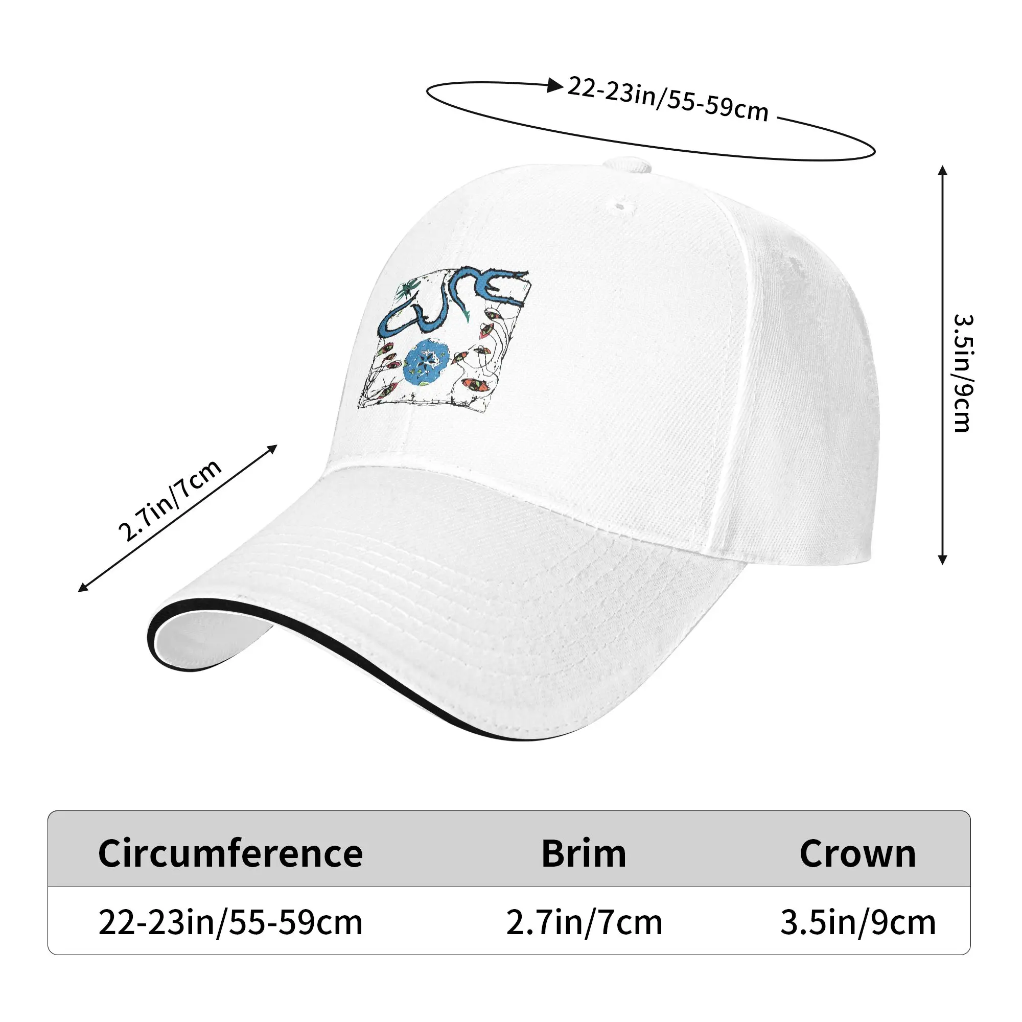 Summer Rock Band Cures 90s Baseball Cap Outdoor Sports Fitted Print Sun Hip Hop Hats Female Male High Quality Baseball Caps
