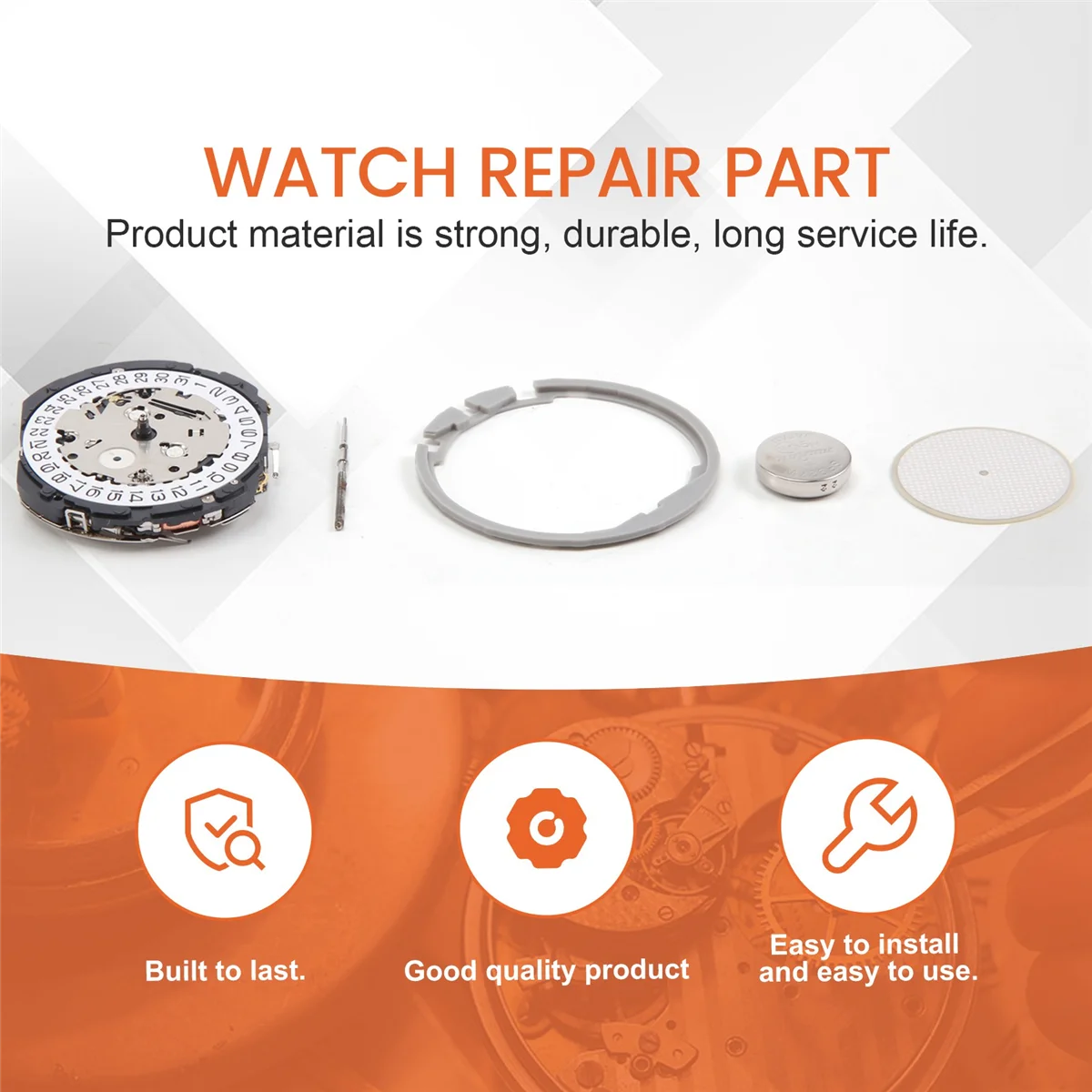 CLCUV YM62A YM62-3 Replaces 7T62A Quartz Movement Date At 3 Watch Repair Parts Replacement Parts