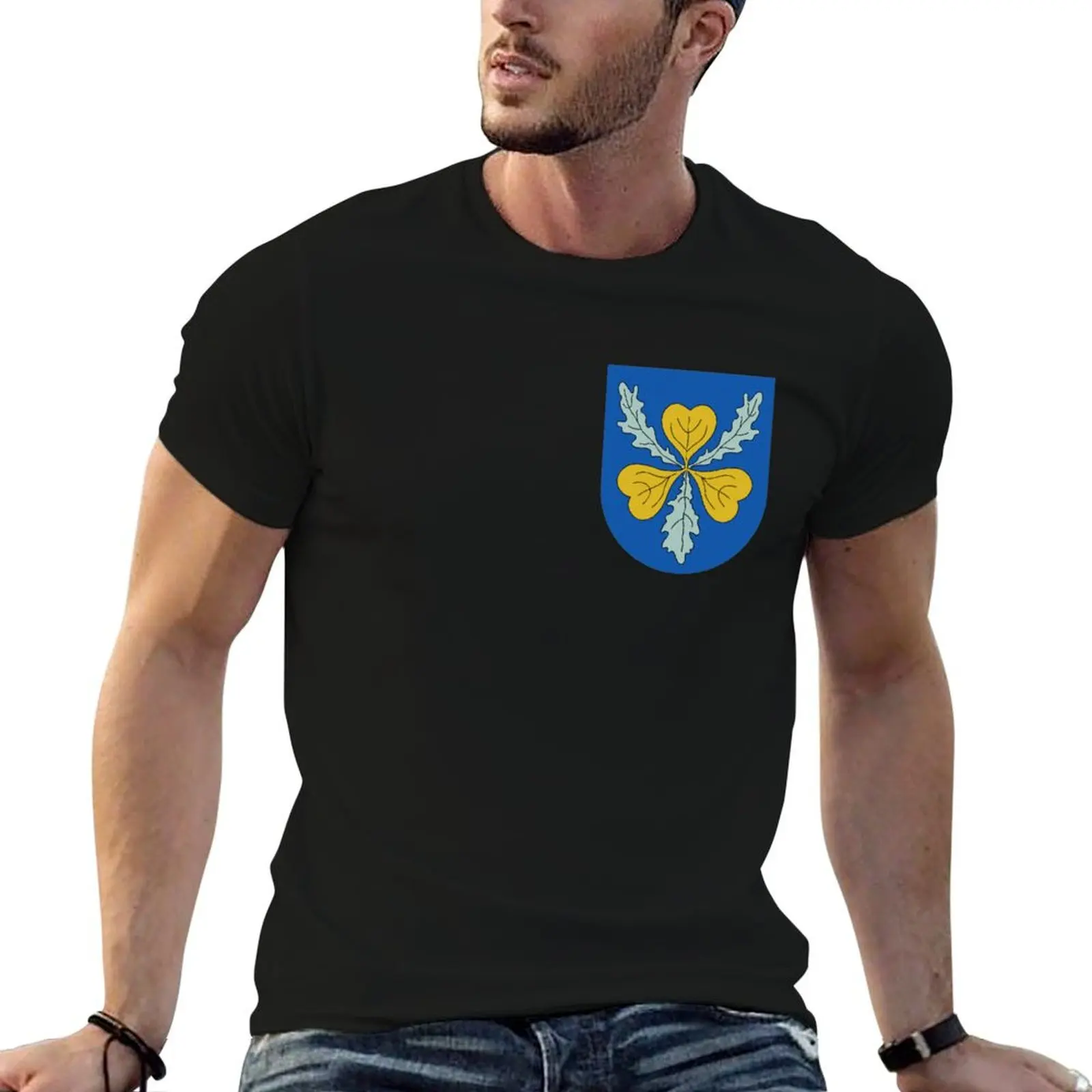 Bismarck German Battleship Coat Of Arms Small Motif T-Shirt shirts graphic tees cheap stuff t shirts for men pack