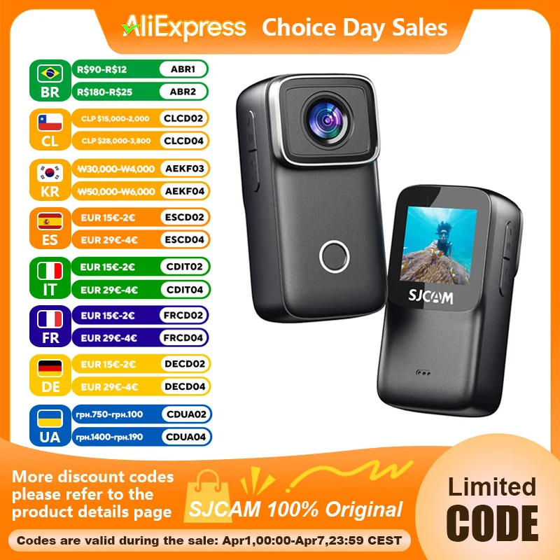 Sjcam C200 4K 30Fps…